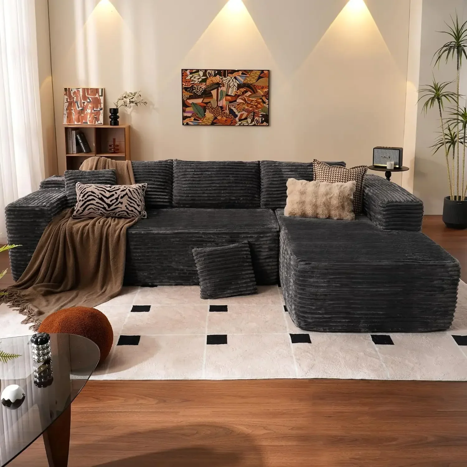 104" Cloud Sectional Couch with L-Shape Chaise,Modern Modular Sofa with Deep Seat, Upholstered Couches for Living Room Bedroom
104" Cloud Sectional Couch with L-Shape Chaise,Modern Modular Sofa with Deep Seat, Upholstered Couches for Living Room Bedroom