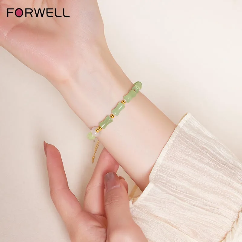 Natural Hetian Jade Bamboo joint Design Bracelet Popular Elegant Fashion Jewelry Sexy Young Girls Best Selling Holiday Gifts
Natural Hetian Jade Bamboo joint Design Bracelet Popular Elegant Fashion Jewelry Sexy Young Girls Best Selling Holiday Gifts