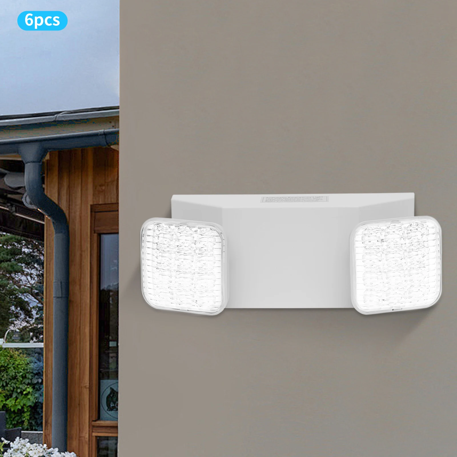 6PCS LED Emergency Light 90LM Wall-mounted or Side-suction Installation, for Office, Business, Restaurants, and Commercial Use
6PCS LED Emergency Light 90LM Wall-mounted or Side-suction Installation, for Office, Business, Restaurants, and Commercial Use
