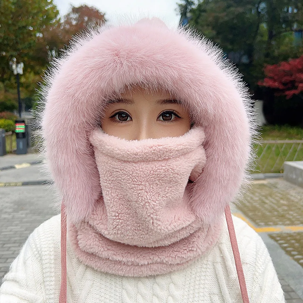 Fashion Winter Balaclava Hat Thickened Neck Warmer Ear Protection Hat Keep Warm Windproof Hooded Face Mask Outdoor
Fashion Winter Balaclava Hat Thickened Neck Warmer Ear Protection Hat Keep Warm Windproof Hooded Face Mask Outdoor