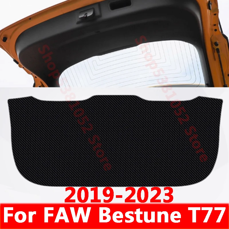 For FAW Bestune T77 2019-2023 Car PU Leather Tailgate Protection Film Guard Sticker Anti-Scratch Trunk Door Trim Decoration 
For FAW Bestune T77 2019-2023 Car PU Leather Tailgate Protection Film Guard Sticker Anti-Scratch Trunk Door Trim Decoration