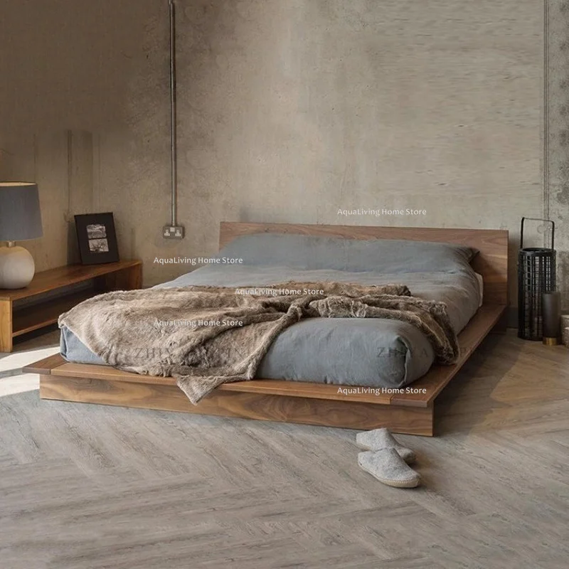 Nordic Solid Wood Double Beds Japanese Wabi-Sabi Style Guesthouse & Hotel Bed Creative Bedroom Furniture camas para niñas FYBB
Nordic Solid Wood Double Beds Japanese Wabi-Sabi Style Guesthouse & Hotel Bed Creative Bedroom Furniture camas para niñas FYBB