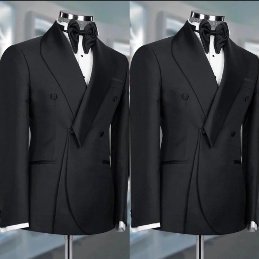 Elegant Man Suit Jackets Unique Design Double Breasted Coat 1 Piece Formal Wear Wedding Groom Tuxedos Customized Man Attire 2026
Elegant Man Suit Jackets Unique Design Double Breasted Coat 1 Piece Formal Wear Wedding Groom Tuxedos Customized Man Attire 2026