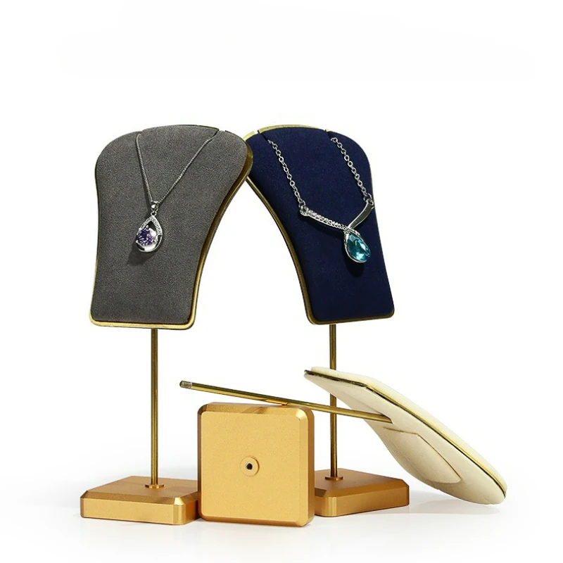 Necklace display shelf High grade super fiber metal pendant necklace props Vertical pendant necklace window display shelf
Necklace display shelf High grade super fiber metal pendant necklace props Vertical pendant necklace window display shelf