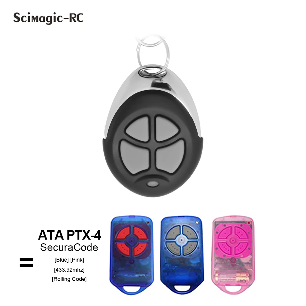 10PCS ATA PTX4 Garage Door Remote Control 433.92MHZ PTX-4 Rolling Code Gate Opener
10PCS ATA PTX4 Garage Door Remote Control 433.92MHZ PTX-4 Rolling Code Gate Opener