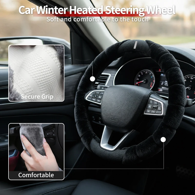 Plush Fabric Car Steering Wheel Cover Non-Slip Protector Cover For WEY Tank 500 Macchiato Coffee 01 02 2021-2022
Plush Fabric Car Steering Wheel Cover Non-Slip Protector Cover For WEY Tank 500 Macchiato Coffee 01 02 2021-2022