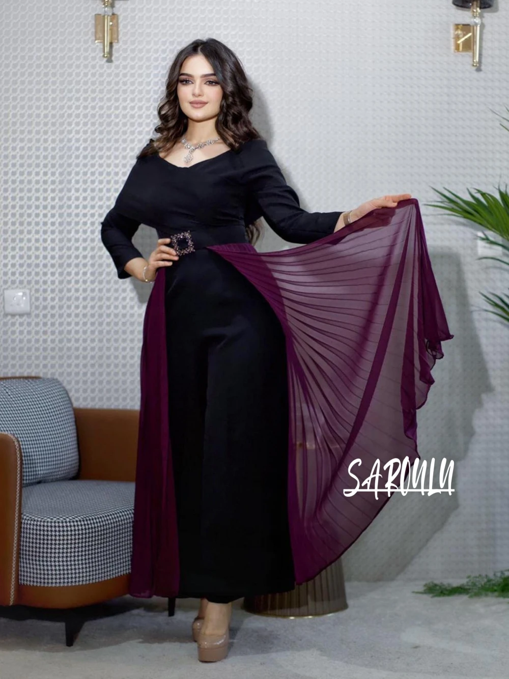 Caftan Exclusive Off Shoulder Evening Dress Muslim Dance Party Prom Gown Hot Sale Long Sleeves Romantic Women Spring Summer Wear
Caftan Exclusive Off Shoulder Evening Dress Muslim Dance Party Prom Gown Hot Sale Long Sleeves Romantic Women Spring Summer Wear