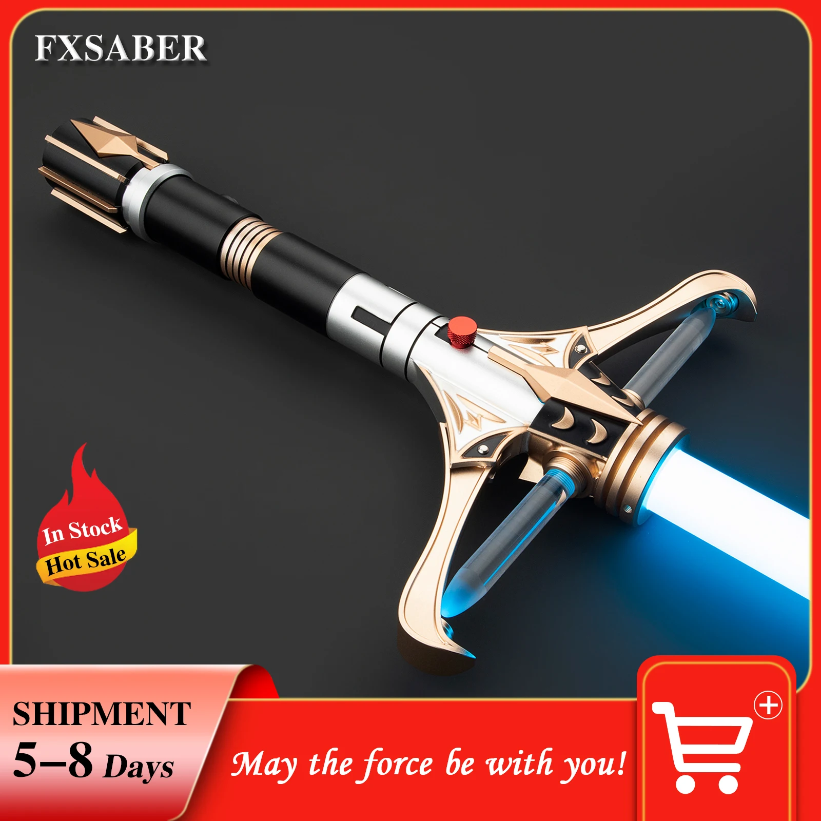 FXSABER heavy dueling lightsaber RGB infinite colors lightsaber with smooth swing for Adults Cosplay
FXSABER heavy dueling lightsaber RGB infinite colors lightsaber with smooth swing for Adults Cosplay