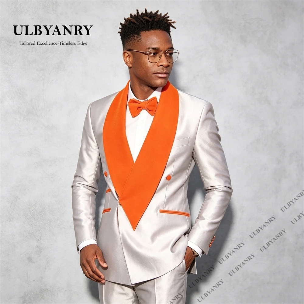 ULBYANRY Luxurious Satin Sui for Men, Slim Fitting 2-Piece Suit Attire, Wedding Party Prom Tuxedo Jacket Pants Customized Suits
ULBYANRY Luxurious Satin Sui for Men, Slim Fitting 2-Piece Suit Attire, Wedding Party Prom Tuxedo Jacket Pants Customized Suits