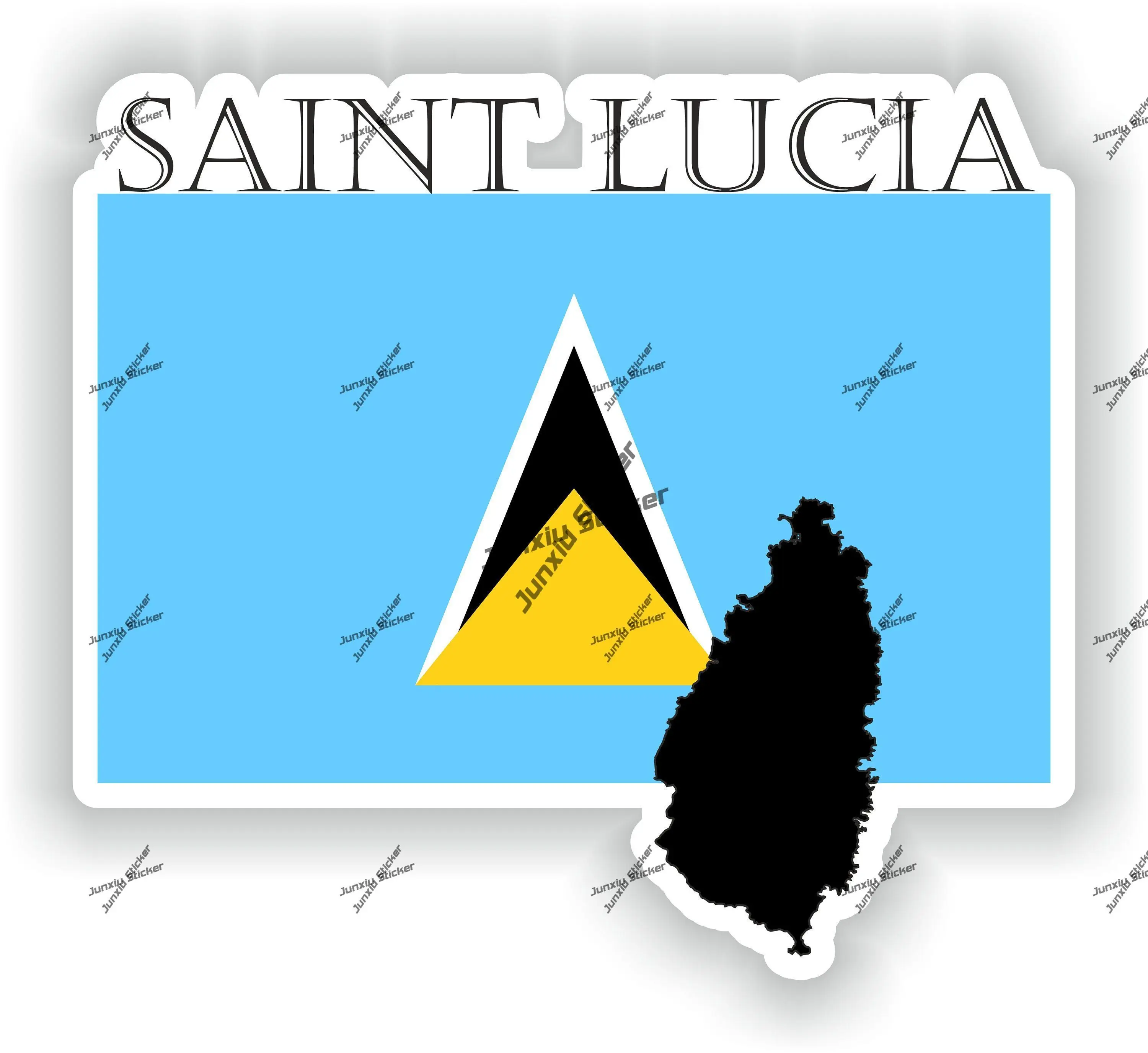 Saint Lucia Sticker Coat of Arms of Saint Lucia Flag with Graphical Outline Waterproof Decal for SUV Window Car The Whole Body
Saint Lucia Sticker Coat of Arms of Saint Lucia Flag with Graphical Outline Waterproof Decal for SUV Window Car The Whole Body