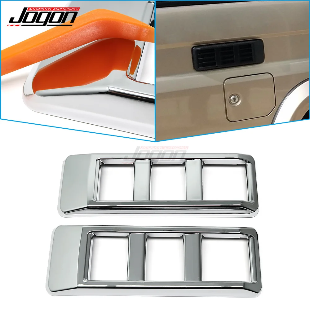 For Toyota Land Cruiser LC76 LC70 LC71 LC73 LC75 LC78 Side Body Air Vent Outlet Frame Panel Exterior Protection 
For Toyota Land Cruiser LC76 LC70 LC71 LC73 LC75 LC78 Side Body Air Vent Outlet Frame Panel Exterior Protection