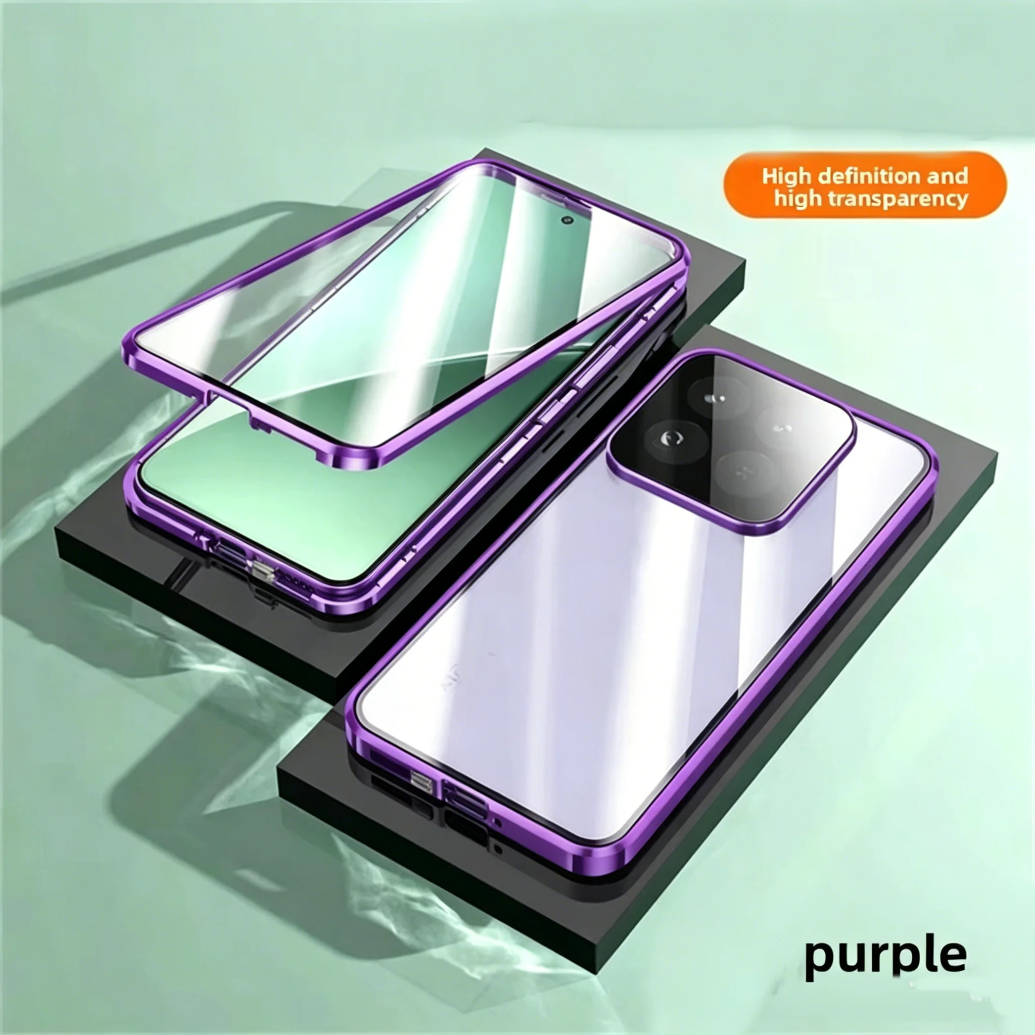 For Xiaomi 15T Pro Magnetic Metal Phone Case For Xiaomi 15 Ultra Double Sided Tempered Glass Full Lens Protection Cover Cases
For Xiaomi 15T Pro Magnetic Metal Phone Case For Xiaomi 15 Ultra Double Sided Tempered Glass Full Lens Protection Cover Cases