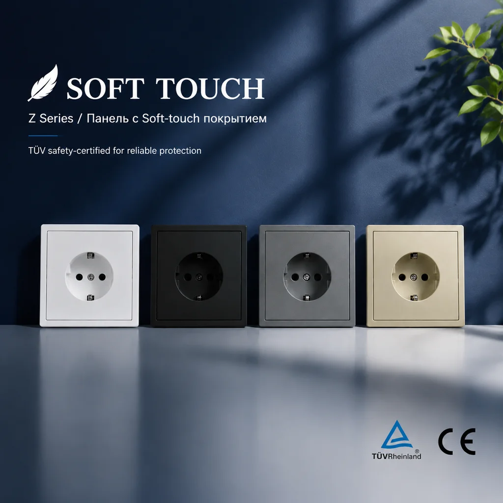 Wholesale Elegant Big Board Design Skin Feel Soft Touch Panel Electrical Socket European Standard Socket and Switch for Home
Wholesale Elegant Big Board Design Skin Feel Soft Touch Panel Electrical Socket European Standard Socket and Switch for Home