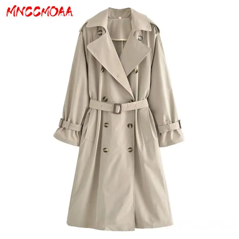MNCCMOAA 2024 Autumn Women's Fashion Vintage Double Breasted Belt Trench Coat Female Casual Long Sleeve Tops Outwear
MNCCMOAA 2024 Autumn Women's Fashion Vintage Double Breasted Belt Trench Coat Female Casual Long Sleeve Tops Outwear