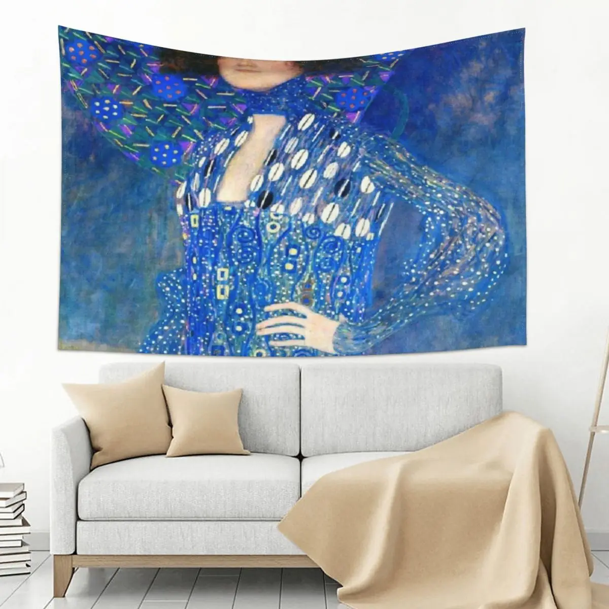 Gustav Klimt Portrait of Emilie Floge Tapestry Aesthetic Room Decor Funny Room Ornaments Wall Mural Tapestry
Gustav Klimt Portrait of Emilie Floge Tapestry Aesthetic Room Decor Funny Room Ornaments Wall Mural Tapestry