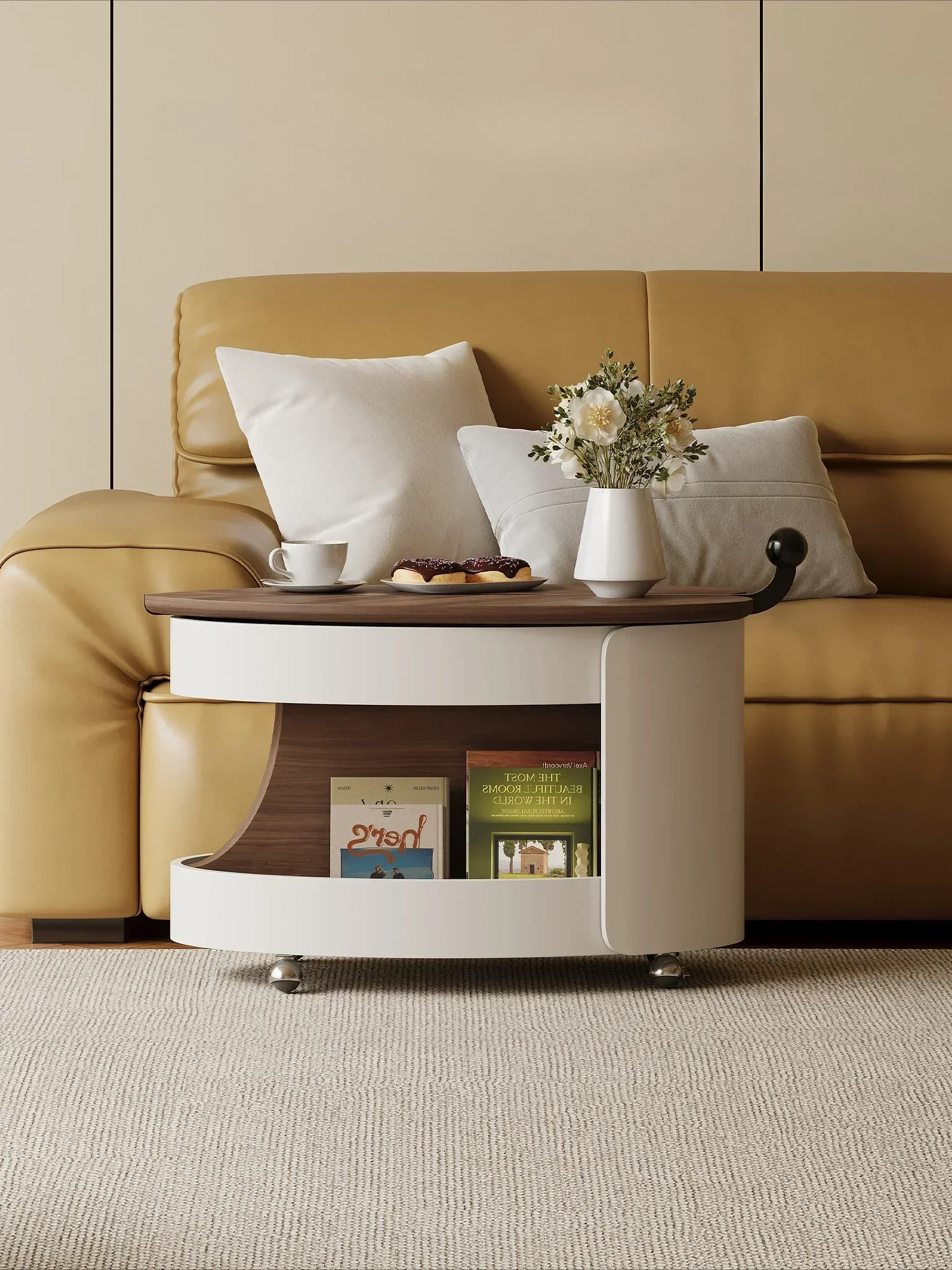 Italian style rotatable small cart, living room, home, light luxury, high-end artistic sense, movable leaves, creative sofa
Italian style rotatable small cart, living room, home, light luxury, high-end artistic sense, movable leaves, creative sofa