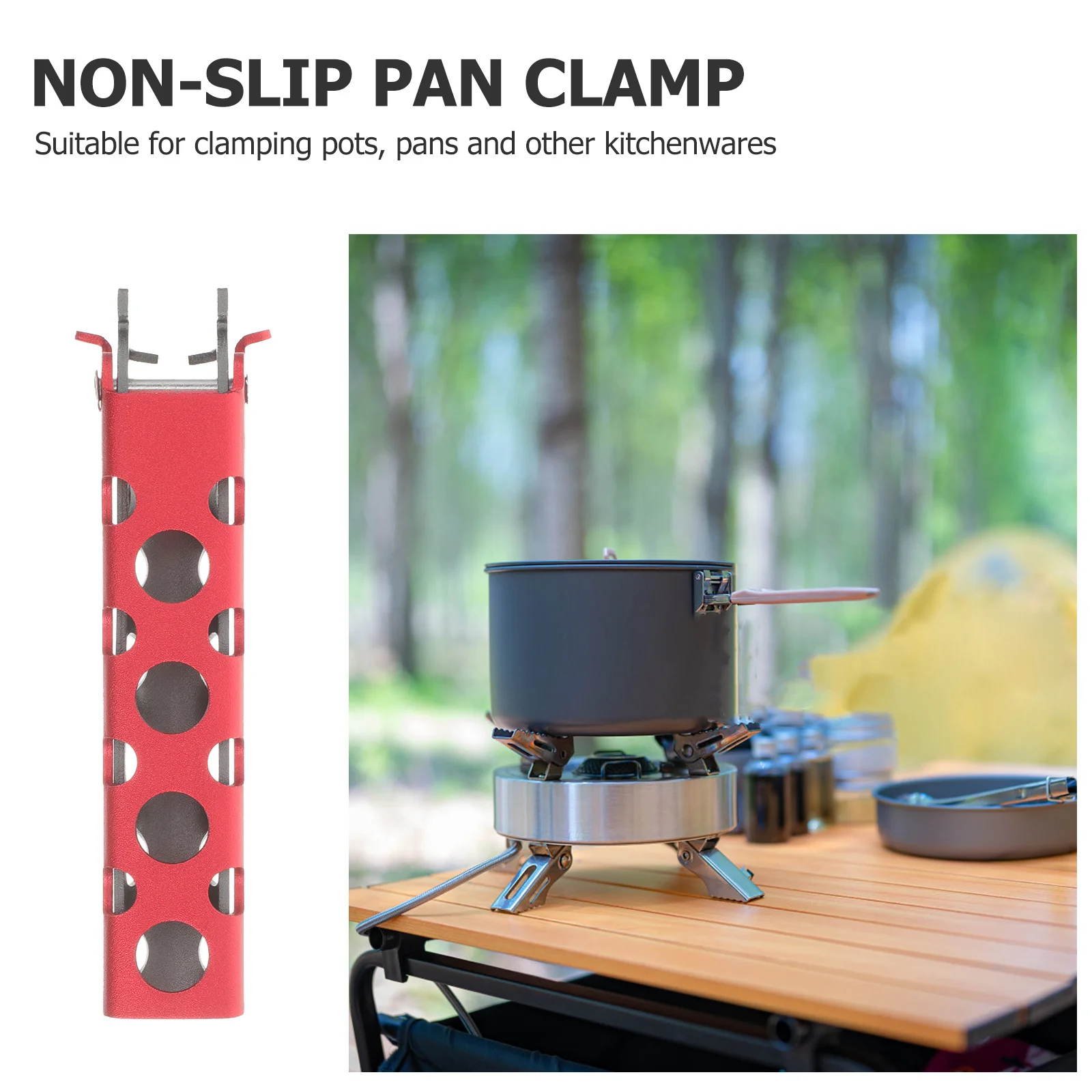 Anti-Scald Pot Clamp Lightweight Compact For Camping Fishing Picnicking Travel Outdoor Cookware Holder Kitchen Gadget Pan Clip
Anti-Scald Pot Clamp Lightweight Compact For Camping Fishing Picnicking Travel Outdoor Cookware Holder Kitchen Gadget Pan Clip