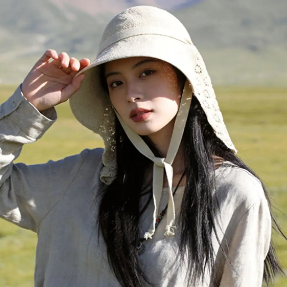Versatile Breathable Shawl Sun Hat Polyester Foldable Weaving Fisherman Hat Wide Brim Hollow Out Beach Hat Unisex
Versatile Breathable Shawl Sun Hat Polyester Foldable Weaving Fisherman Hat Wide Brim Hollow Out Beach Hat Unisex