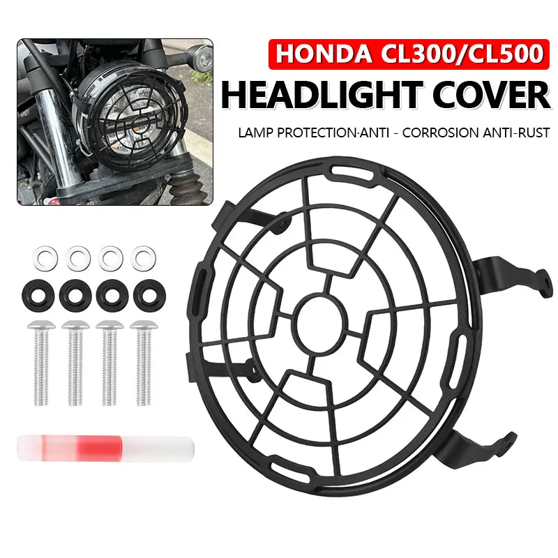 Fit For Honda CL300 CL500 Motorcycle Accessories Headlight Protector Headlight Grille Mesh Protector
Fit For Honda CL300 CL500 Motorcycle Accessories Headlight Protector Headlight Grille Mesh Protector