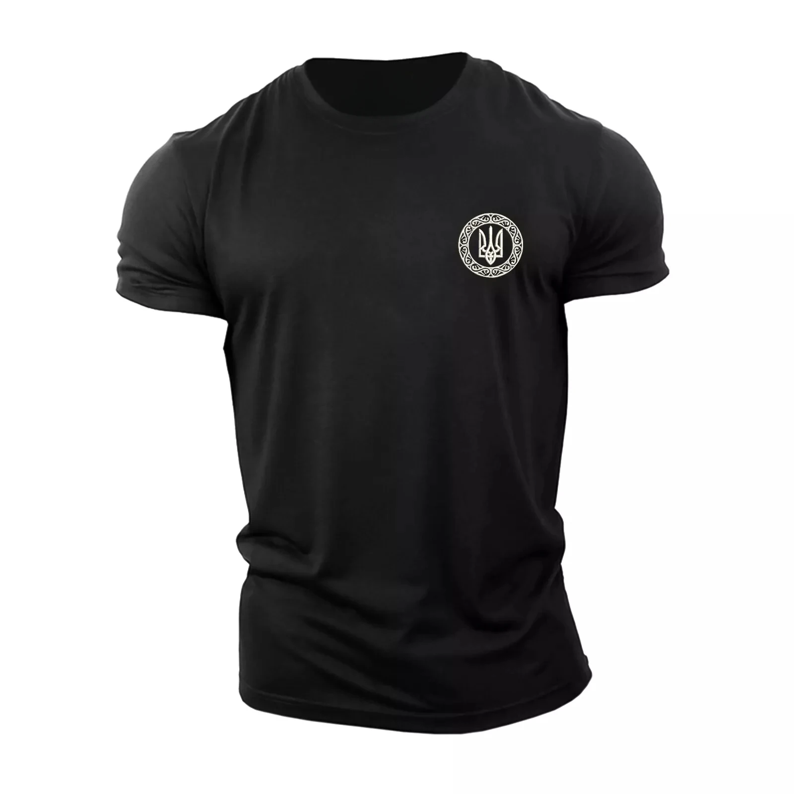 Embroidered Ukrainian Circle Men's T-Shirt Ukraine Trident Graphic Sarcastic Tee100% Cotton T-shirt High Quality and High Weight
Embroidered Ukrainian Circle Men's T-Shirt Ukraine Trident Graphic Sarcastic Tee100% Cotton T-shirt High Quality and High Weight