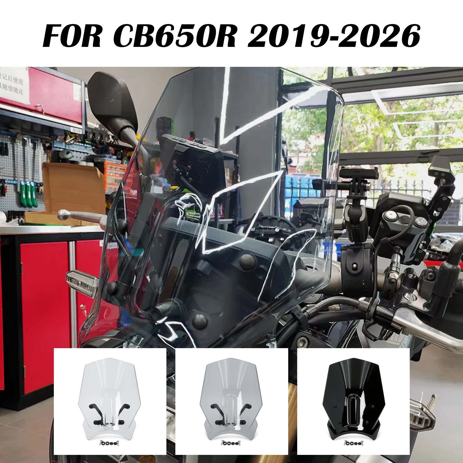 Новое ветровое стекло для мотоцикла Honda CB650R 2019-2022, 2025, 2026, защитный дефлектор, передний обтекатель CBR650R 2024
Новое ветровое стекло для мотоцикла Honda CB650R 2019-2022, 2025, 2026, защитный дефлектор, передний обтекатель CBR650R 2024