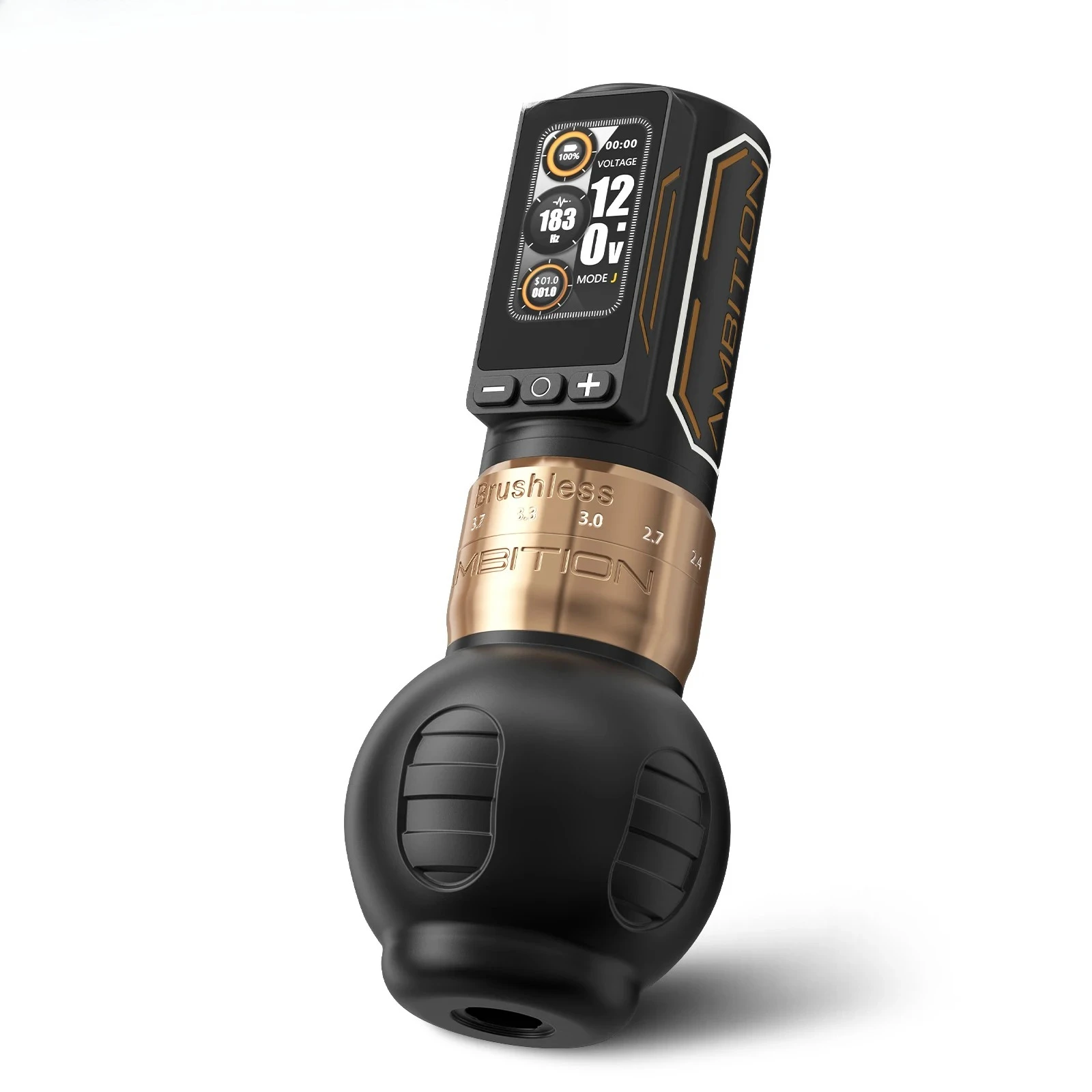 Беспроводная тату-машинка с регулируемым ходом 2.4-4.5 мм, рукояткой 54+34 мм, бесщеточным мотором и аккумулятором 2400 мАч (тип Pen)
Беспроводная тату-машинка с регулируемым ходом 2.4-4.5 мм, рукояткой 54+34 мм, бесщеточным мотором и аккумулятором 2400 мАч (тип Pen)