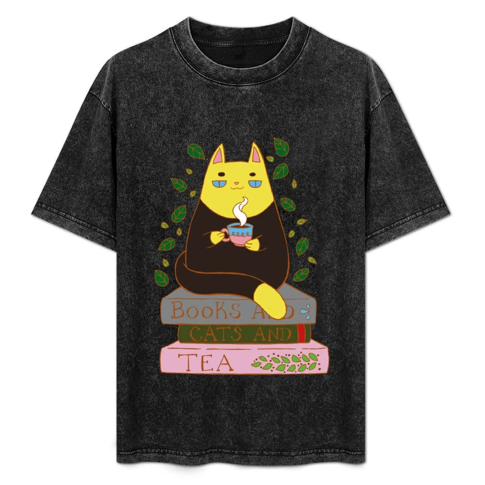 Books And Cats And Tea T-Shirt
Books And Cats And Tea T-Shirt