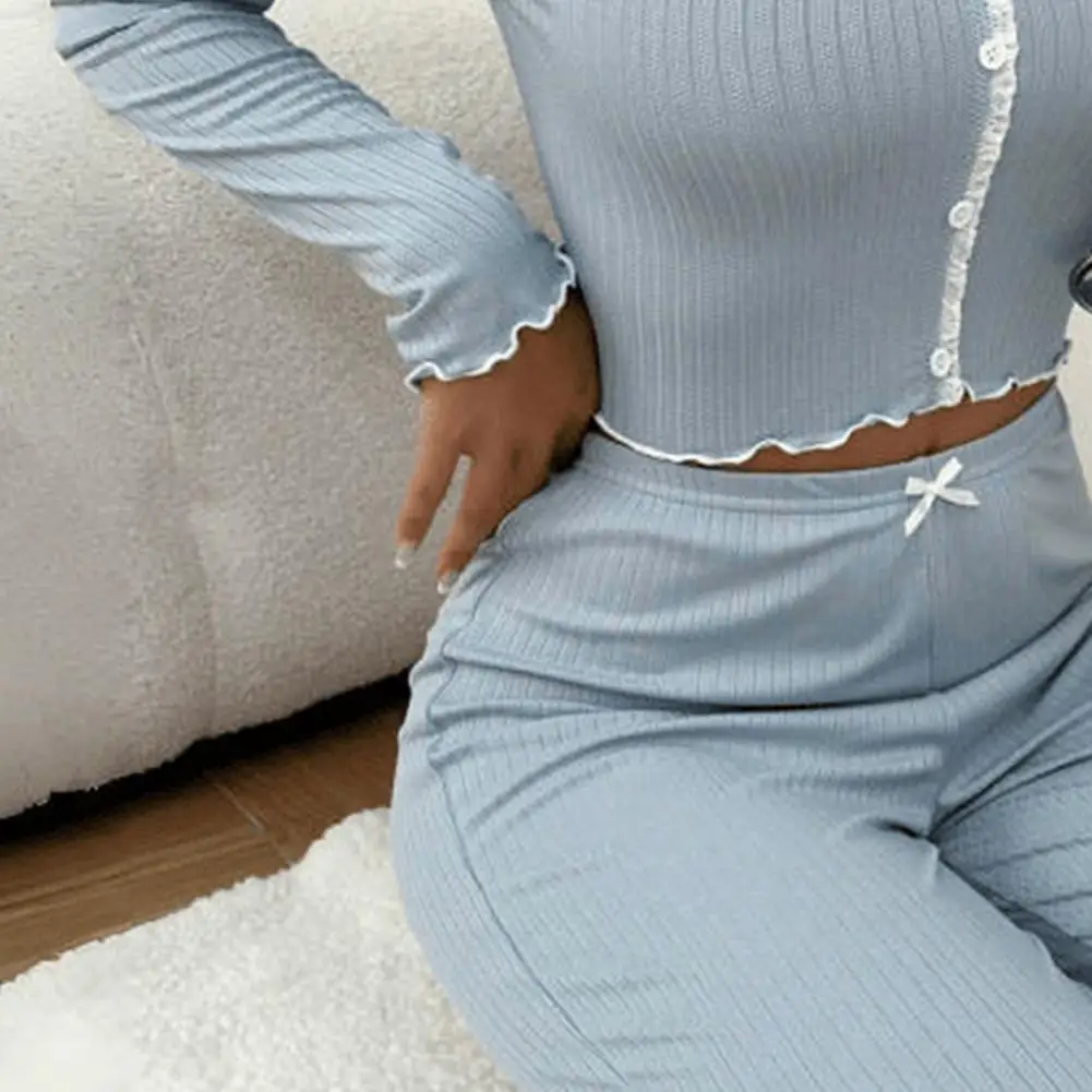 2025 Autumn Winter Homewear Pajamas Set for Women Long Sleeves Shirt Trousers 2 Pieces Sexy Lace Pijamas Sleepwear Loungewear
2025 Autumn Winter Homewear Pajamas Set for Women Long Sleeves Shirt Trousers 2 Pieces Sexy Lace Pijamas Sleepwear Loungewear