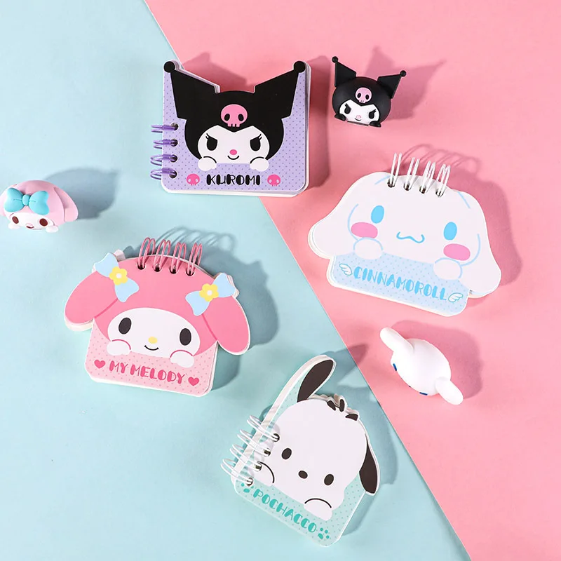 Sanrio Cinnamorol Pachacco Kuromi Mymelody Kawaii High-Value Hand Account Loose-Leaf Book Special-Shaped Small Coil Notebook
Sanrio Cinnamorol Pachacco Kuromi Mymelody Kawaii High-Value Hand Account Loose-Leaf Book Special-Shaped Small Coil Notebook