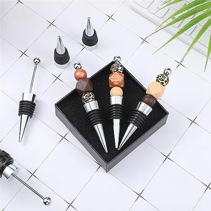 40Pcs Beaded Wine Stoppers For Wine Bottle Decoration Beaded Wine Stoppers Reusable Alloy Wine Keepers For Beverage Gift Durable
40Pcs Beaded Wine Stoppers For Wine Bottle Decoration Beaded Wine Stoppers Reusable Alloy Wine Keepers For Beverage Gift Durable