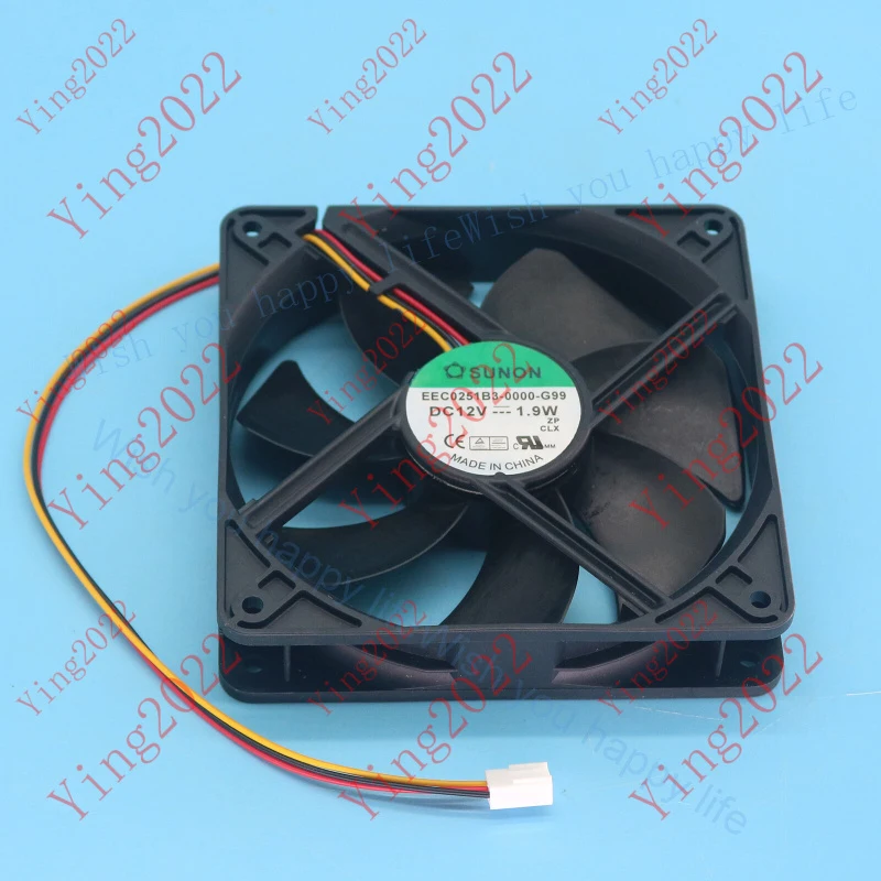 V+ EEC0251B3-0000-G99 for SUNON New Cooling Fan 12V 1.9W 12cm 3-Wire Spot Stock
V+ EEC0251B3-0000-G99 for SUNON New Cooling Fan 12V 1.9W 12cm 3-Wire Spot Stock