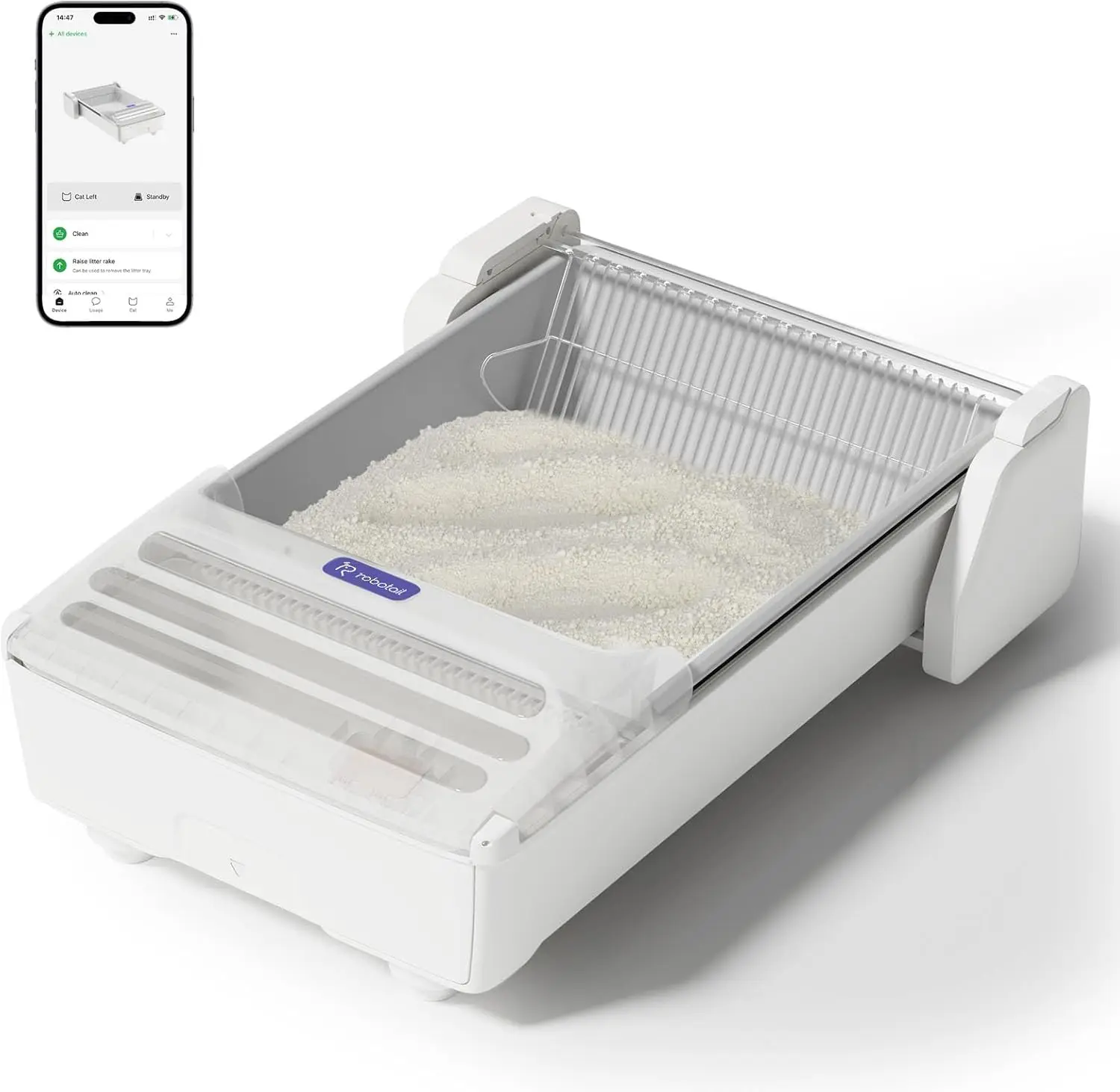 Open-Top Self Cleaning Cat Litter Box (Used - Acceptable)
Open-Top Self Cleaning Cat Litter Box (Used - Acceptable)