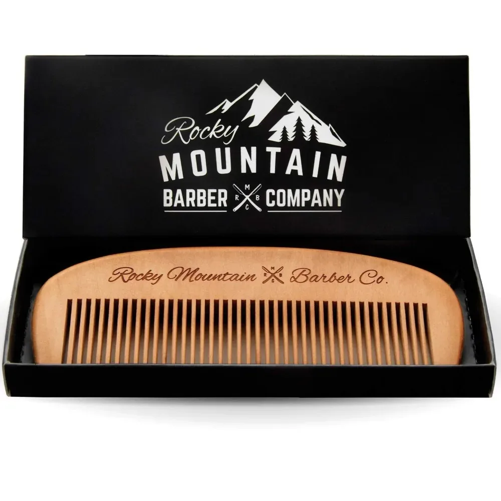 Hair Comb - Wood with Anti-Static & No Snag Handmade Brush for Beard, Head Hair, Mustache with Design in Gift Box
Hair Comb - Wood with Anti-Static & No Snag Handmade Brush for Beard, Head Hair, Mustache with Design in Gift Box