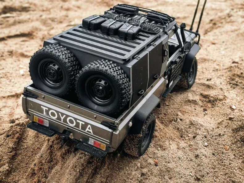 RC Pickup Rear Cargo Box for MN82 LC79 Model Truck Openable Heavy Duty Cross-country RC Car Modification Accessories 1/12
RC Pickup Rear Cargo Box for MN82 LC79 Model Truck Openable Heavy Duty Cross-country RC Car Modification Accessories 1/12