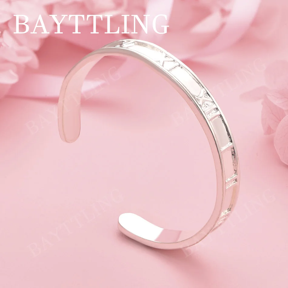 925 Sterling Silver 7mm Exquisite Roman Numeral Bracelet Women's Fashion Wedding Party Gift Jewelry Accessories
925 Sterling Silver 7mm Exquisite Roman Numeral Bracelet Women's Fashion Wedding Party Gift Jewelry Accessories