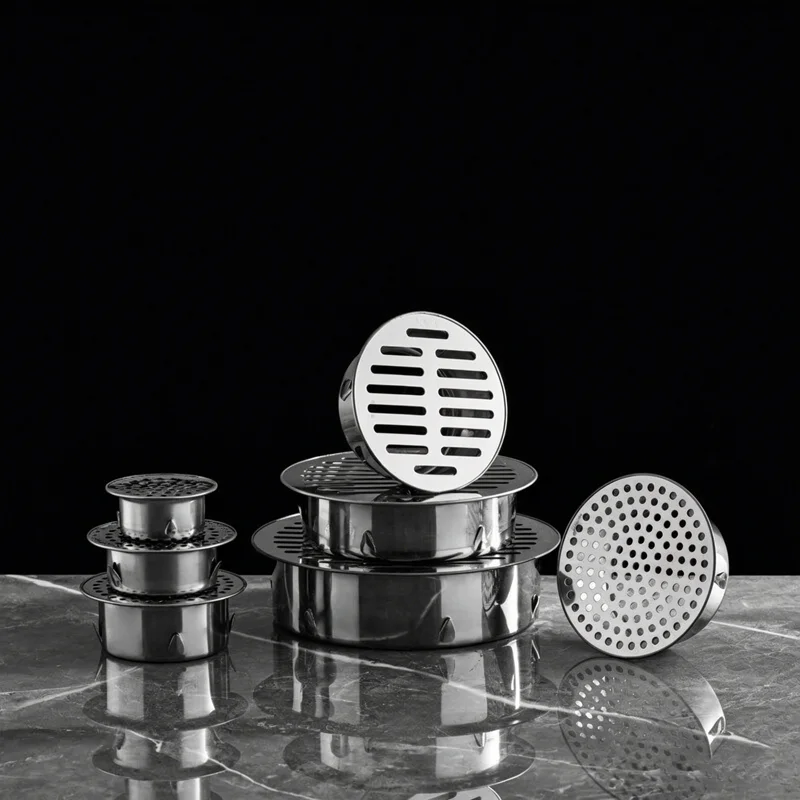 1Pcs Floor Drain 32-200mm Stainless Steel Round Rain Pipes Cap Anti Blocking Floor Strainer For Bathroom Balcony Drainage Roof
1Pcs Floor Drain 32-200mm Stainless Steel Round Rain Pipes Cap Anti Blocking Floor Strainer For Bathroom Balcony Drainage Roof