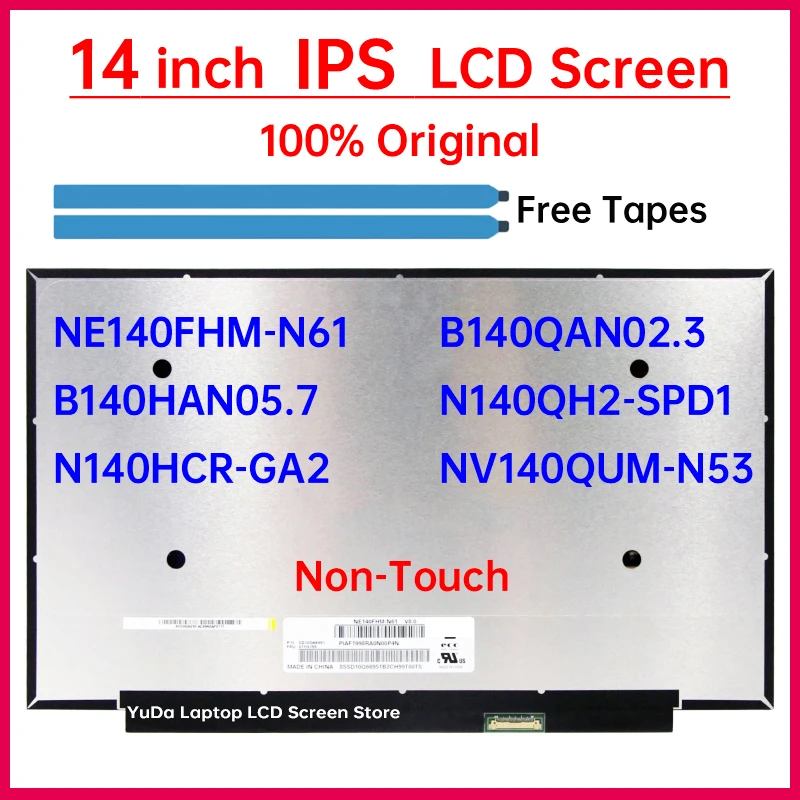 14 Inch Laptop LCD Screen For Lenovo ThinkPad X1 Carbon 7th Gen Display Matrix Panel Replacement 1920x1080 2560x1440 3840x2160
14 Inch Laptop LCD Screen For Lenovo ThinkPad X1 Carbon 7th Gen Display Matrix Panel Replacement 1920x1080 2560x1440 3840x2160