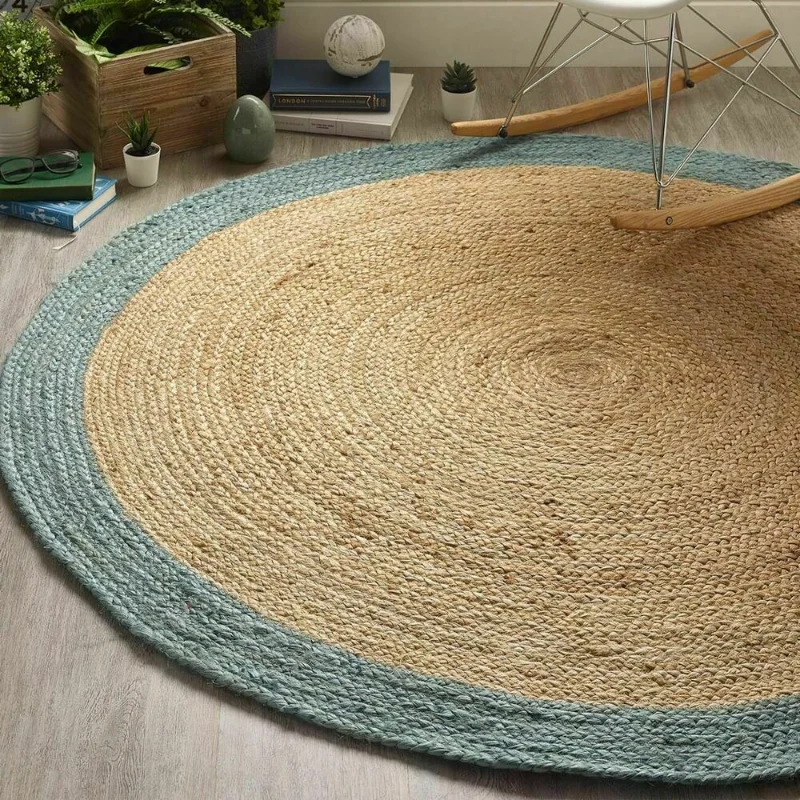 Jute Rug Natural Indian Braided Round Area Rug Boho Decorative Home Floor Carpet Rag Rugs Living Room Decoration
Jute Rug Natural Indian Braided Round Area Rug Boho Decorative Home Floor Carpet Rag Rugs Living Room Decoration