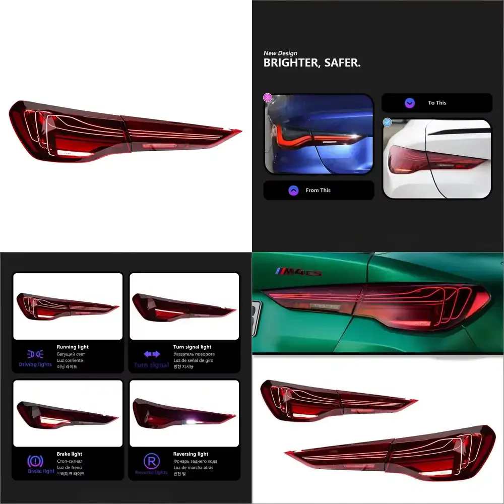 For 20-24 for 4 Series M4 CLS G22 Taillight Assembly Modification New LED Running Lights 35W
For 20-24 for 4 Series M4 CLS G22 Taillight Assembly Modification New LED Running Lights 35W