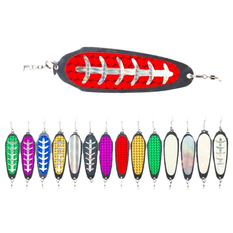 2pcs 4.5in Trolling Fishing 4.5in(112mm)20g Diving Board Salmon Fishing Tackle Flasher Bait Lure Flasher Swim Bait Fishing Tool
2pcs 4.5in Trolling Fishing 4.5in(112mm)20g Diving Board Salmon Fishing Tackle Flasher Bait Lure Flasher Swim Bait Fishing Tool