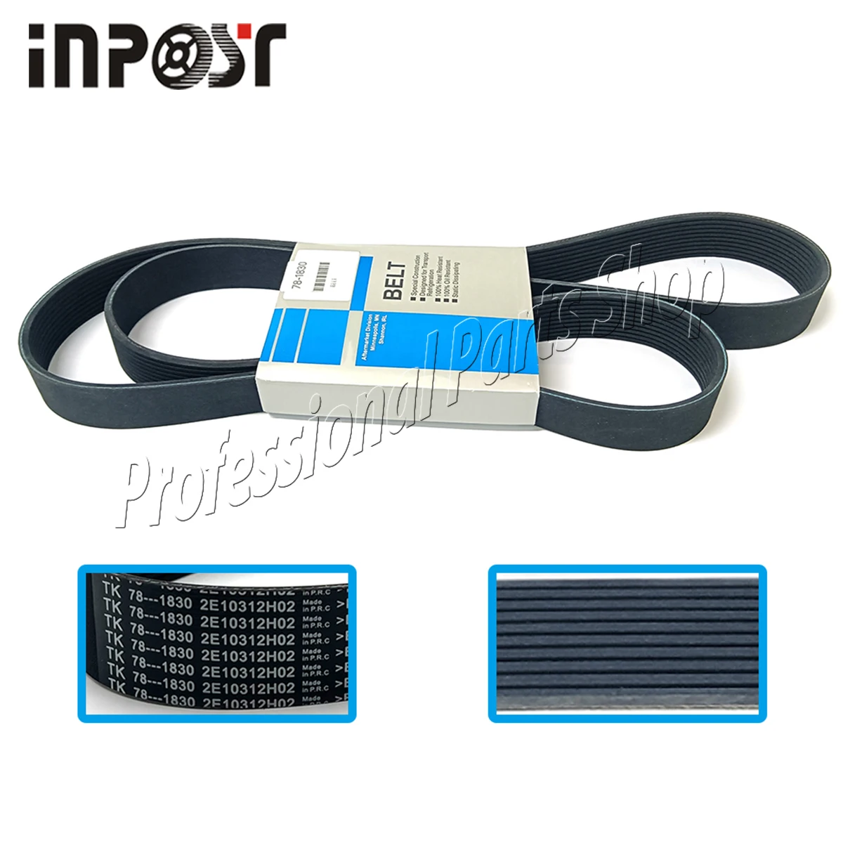 New 78-1830 Drive Belt For Thermo King SLXe SLXi
New 78-1830 Drive Belt For Thermo King SLXe SLXi