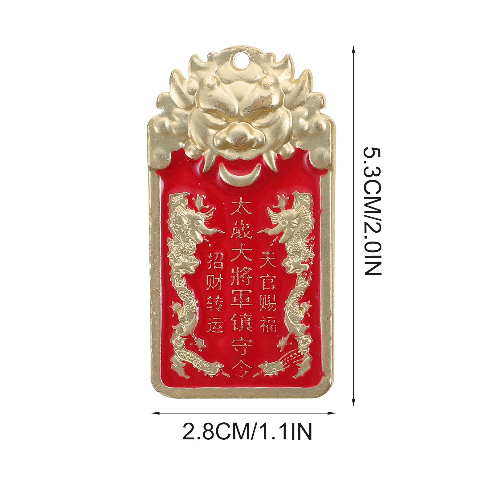 2pcs Tiger Head Tai Sui Br Dragon Gold naments Vintage Locket Chinese Style Keychain Pendant Necklace Fengshui Auspicious Decor
2pcs Tiger Head Tai Sui Br Dragon Gold naments Vintage Locket Chinese Style Keychain Pendant Necklace Fengshui Auspicious Decor