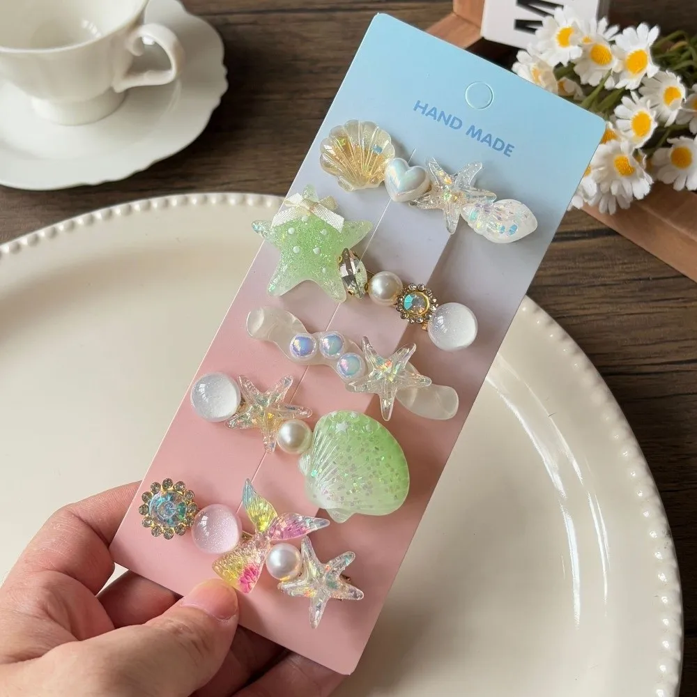 New Candy Color Hair Clips Mermaid Sweet Hairpins Seashell Starfish Headwear Girls
New Candy Color Hair Clips Mermaid Sweet Hairpins Seashell Starfish Headwear Girls