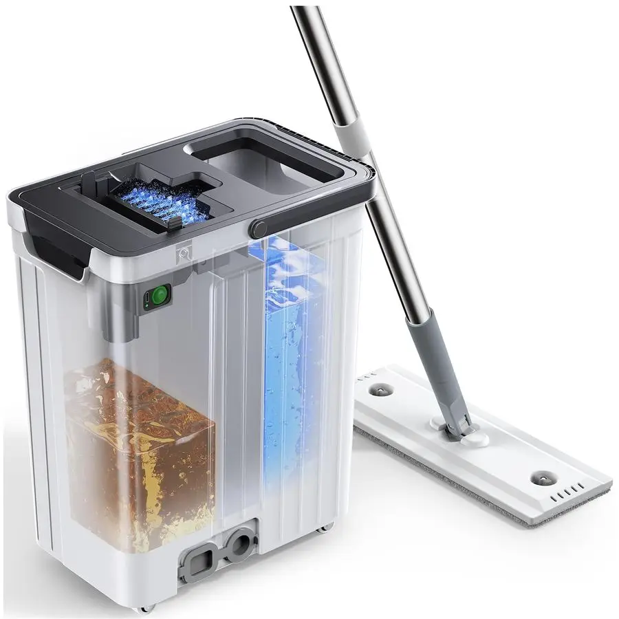 and Bucket Set AutoSpray Cleaning Dirty Water Separation Keep Water Fresh Flat Mop amp Bucket with Scraper 3x Washable Pads High
and Bucket Set AutoSpray Cleaning Dirty Water Separation Keep Water Fresh Flat Mop amp Bucket with Scraper 3x Washable Pads High