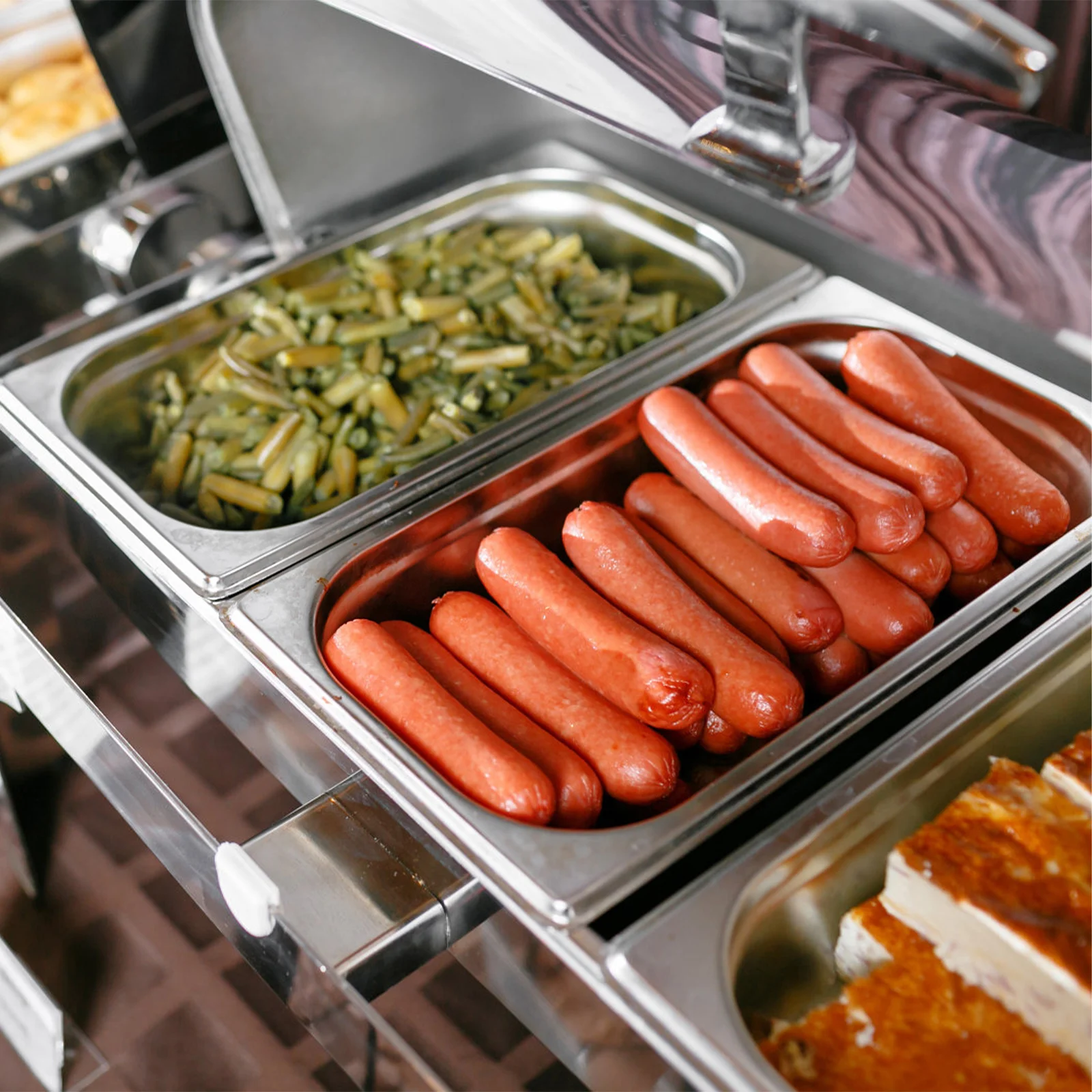 Heavy Duty Stainless Steel Steam Table Pan 1/2 Size Perforated Buffet Tray For Hotel Restaurant Catering Kitchen Use Food
Heavy Duty Stainless Steel Steam Table Pan 1/2 Size Perforated Buffet Tray For Hotel Restaurant Catering Kitchen Use Food