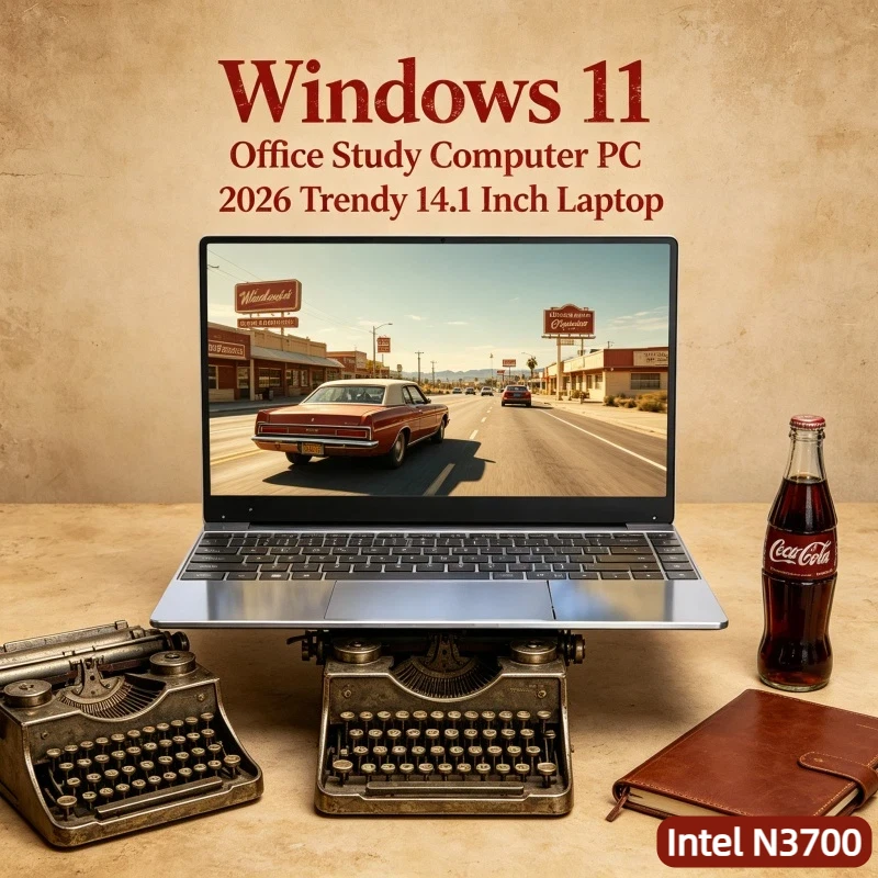 Exquisite Slim 14.1" Laptop Intel N3700 120Hz Ultra-clear FHD IPS Display 5000mAh 32GB/2TB SSD Backlit Keyboard
Exquisite Slim 14.1" Laptop Intel N3700 120Hz Ultra-clear FHD IPS Display 5000mAh 32GB/2TB SSD Backlit Keyboard