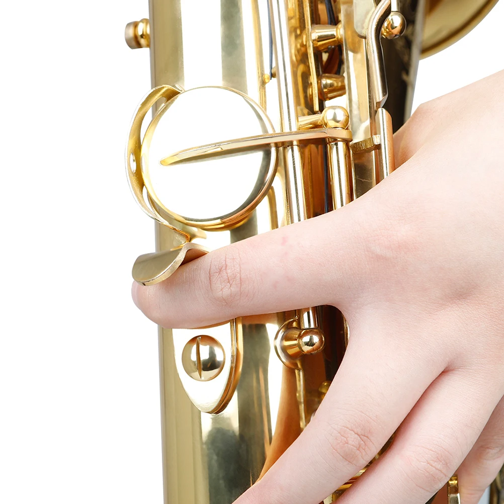 Metal Thumb Holder Saxophone Rest Practice Parts Protectors Cushion Support Hook Rests Pad
Metal Thumb Holder Saxophone Rest Practice Parts Protectors Cushion Support Hook Rests Pad