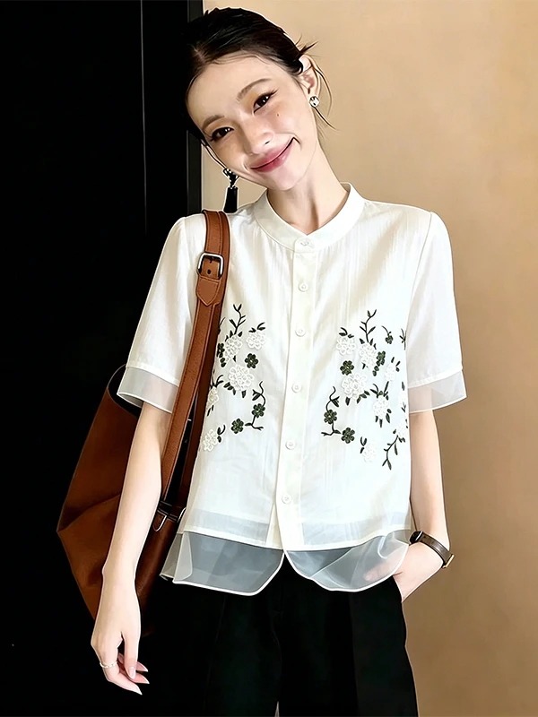 Summer New Style Large Size Fashionable Printed Short Sleeve T-Shirt Women's Comfortable Color Block Elegant Casual Top
Summer New Style Large Size Fashionable Printed Short Sleeve T-Shirt Women's Comfortable Color Block Elegant Casual Top
