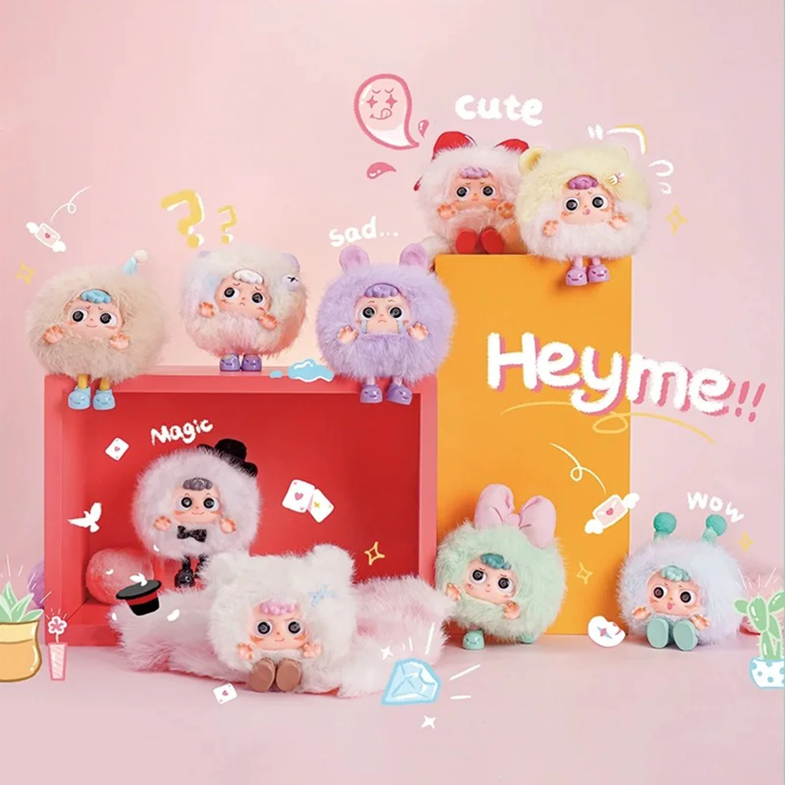 Baby Three Heyme Hi Spookie Series Виниловая плюшевая кукла Слепая коробка Настольный орнамент Сумка Подвеска Декор Трендовая игрушка Таинственная коробка Соберите подарок
Baby Three Heyme Hi Spookie Series Виниловая плюшевая кукла Слепая коробка Настольный орнамент Сумка Подвеска Декор Трендовая игрушка Таинственная коробка Соберите подарок
