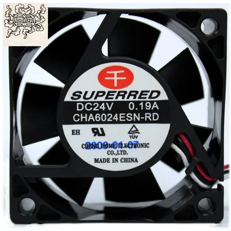 Ltsf For SUPERPOWER CHA6024ESN-RD DC 24V 0.19A 60x60x25mm 3-Wire Server Cooling Fan
Ltsf For SUPERPOWER CHA6024ESN-RD DC 24V 0.19A 60x60x25mm 3-Wire Server Cooling Fan